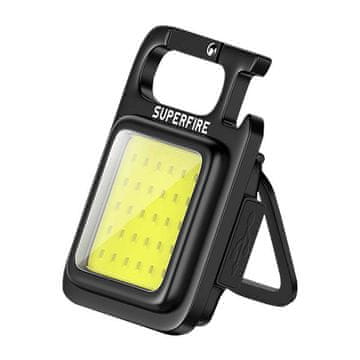 Superfire MX16 baterijska svjetiljka 9W 600lm 500mAh, crno