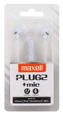 Maxell Slušalice PLUGZ MIC bijele