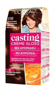 L’Oréal Krema za bojanje Casting Creme Gloss br. 518 Nut Mochaccino 1 pakiranje