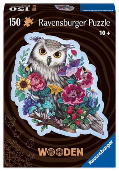 Ravensburger Misteriozna sova slagalica, drvena, 150 dijelova (175116)