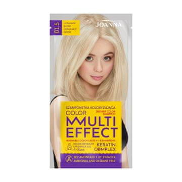 Joanna Multi Effect Color Keratin Complex šampon 01.5 - Ultra svijetlo plava 35 g