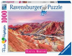 Ravensburger Puzzle Planine koje oduzimaju dah: Puzzle Rainbow Mountains, 1000 dijelova