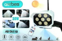 Aerbes 2U1 LED SOLARNA SENZORSKA LAMPA IMITACIJA KAMERE 30W LED S DALJINSKIM UPRAVLJAČEM
