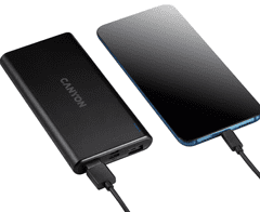 Canyon PB-106 micro USB/USB-C powerbank, 10000 mAh, crna (CNE-CPB1006B)