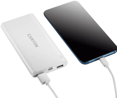 Canyon PB-106 micro USB/USB-C powerbank, 10000 mAh, bijela (CNE-CPB1006W)