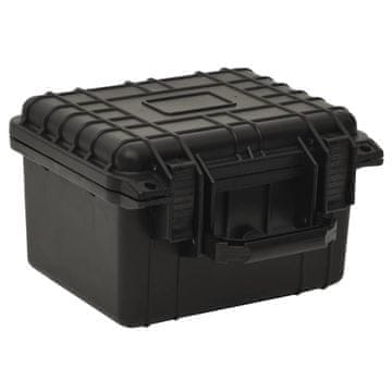 Vidaxl Kofer za let, crni, 27x25x18 cm, PP
