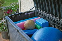 KETER Velika Plastična Kutija za Pohranu BORNEO - 416L, Antracit, 220kg Nosivost