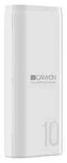 Canyon PB-103 powerbank, 10000 mAh, bijela (CNE-CPB010W)