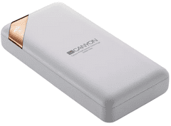 Canyon PB-202 prijenosna baterija, 20000 mAh, LED indikator, bijela (CNE-CPBP20W)