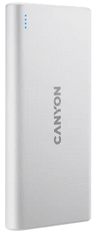 Canyon PB-108 prijenosna baterija, 10000 mAh, bijela (CNE-CPB1008W)