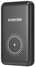 Canyon PB-1001 prijenosna baterija, 10000 mAh, PD 18W, QC 3.0, crna (CNS-CPB1001B)