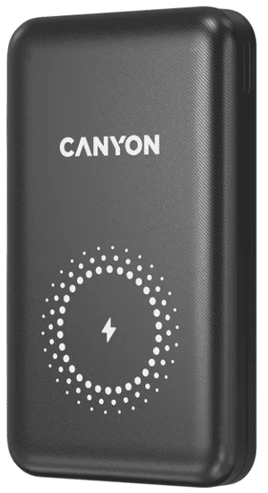 Canyon PB-1001 prijenosna baterija, 10000 mAh, PD 18W, QC 3.0, crna (CNS-CPB1001B)