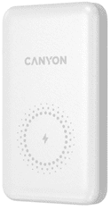 Canyon PB-1001 prijenosna baterija, 10000 mAh, PD 18W, QC 3.0, bijela (CNS-CPB1001W)