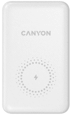 Canyon PB-1001 prijenosna baterija, 10000 mAh, PD 18W, QC 3.0, bijela (CNS-CPB1001W)