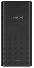 Canyon PB-2001 prijenosna baterija, 20000 mAh, crna (CNE-CPB2001B)