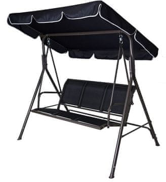 Rojaplast vrtna ljuljačka Comfort, crna