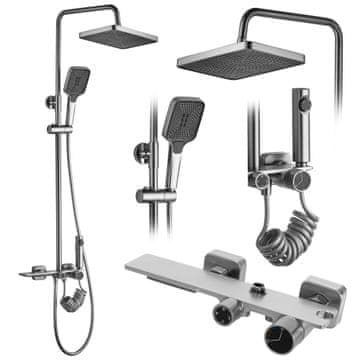 REA HELIX TUŠ SET, ČETKANI NIKAL, SKU -P6622