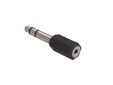 Cabletech Adapter banana 3,5 mm-6,3 mm stereo