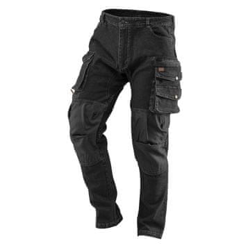 Radne hlače DENIM, crne, veličina XS