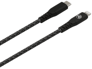 Tellur Green kabel, Apple MFI, Type-C v Lightning, 3A, PD60W, 1m, crna