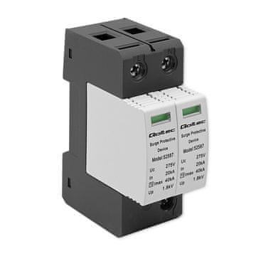 Qoltec Qoltec ograničivač prenapona AC | 2P | 275V | T2 | C