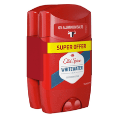 Old Spice Whitewater Deodorant Stick For Men, 2x50 mL
