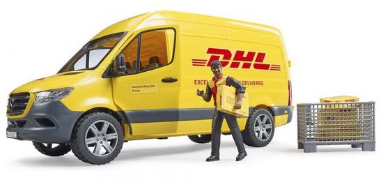 Bruder 2671 DHL Mercedes Benz Sprinter s vozačem i dodacima
