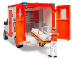 Bruder 2676 MB Sprinter Roadsmen s figurom i dodatkom