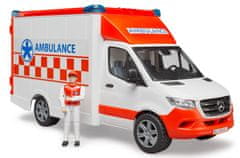 Bruder 2676 MB Sprinter Roadsmen s figurom i dodatkom