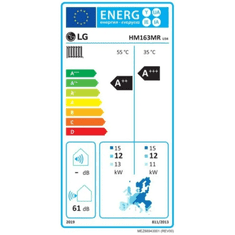 LG toplinska pumpa TermaV Monoblok S HM163MR.U34 16 kW