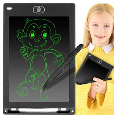 LCD tablet za crtanje, 14,6 x 0,6 x 22,7 cm, crno/zelena
