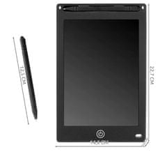 LCD tablet za crtanje, 14,6 x 0,6 x 22,7 cm, crno/zelena