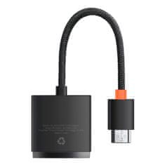 BASEUS Lite adapter HDMI - VGA / 3.5mm mini jack / micro USB, crno