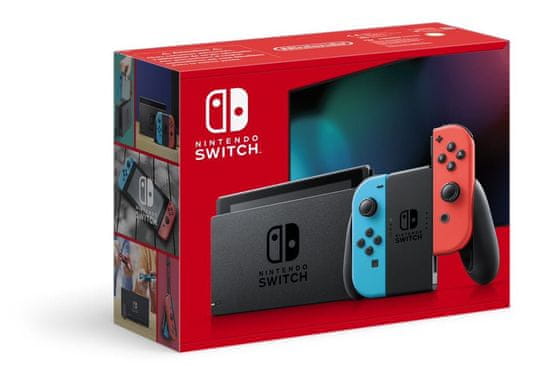 Nintendo Switch konzola, Red and Blue Joy-Con