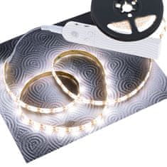Ikonka USB LED traka s detektorom pokreta 1M topla bijela na baterije