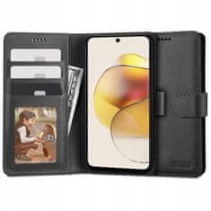 Tech-protect Wallet preklopna maska za Motorola Moto G73 5G, crno