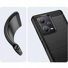 Tech-protect Carbon maska za Xiaomi Redmi Note 12 / Poco X5 5G, crno