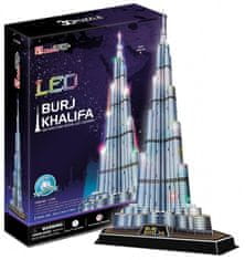 Bic KUBIČNA ZABAVNA SLAGALICA 3D LED BURJ KHALIFA 136 DIJELOVA - L133H