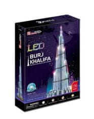 Bic KUBIČNA ZABAVNA SLAGALICA 3D LED BURJ KHALIFA 136 DIJELOVA - L133H