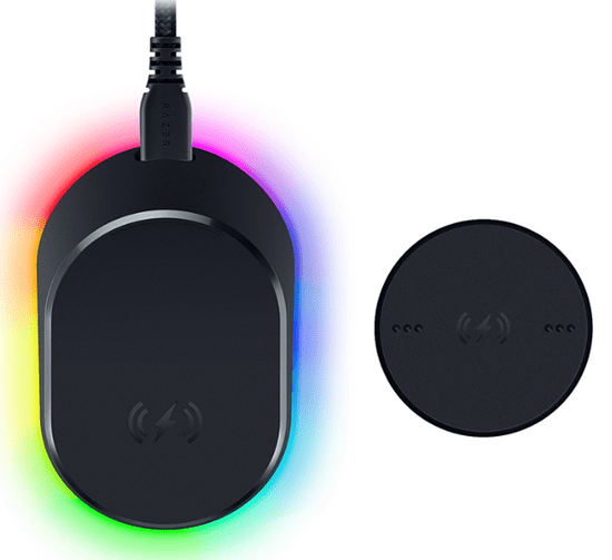 Razer Mouse Dock Pro s podlogom za punjenje, USB-A, RGB (RZ81-01990100-B3M1)