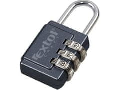 Extol Craft Kombinacijska brava s troznamenkastim kodom, 26x55mm, debljina visećeg oka 3,5mm, mogućnost promjene numeričkog koda, 1000 kombinacija