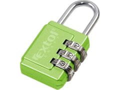 Extol Craft Kombinacijska brava s troznamenkastim kodom, 26x55mm, debljina visećeg oka 3,5mm, mogućnost promjene numeričkog koda, 1000 kombinacija