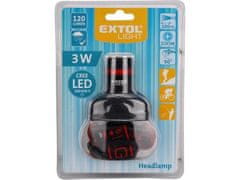 Extol Light Čeona svjetiljka 3W CREE LED, domet do 100m, ZOOM funkcija