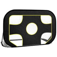Vidaxl Nogometni gol s mrežom i podlogom, 120x80x80 cm