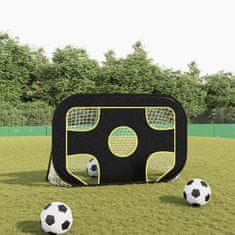 Vidaxl Nogometni gol s mrežom i podlogom, 120x80x80 cm