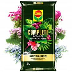 COMPO Univerzalna vrtna zemlja s gnojivom 5l
