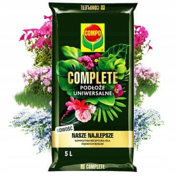 COMPO Univerzalna vrtna zemlja s gnojivom 5l
