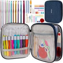 Ruhhy Set kukica za kukičanje u futroli 85 kom Ruhhy 19456