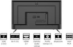 KIVI 55U740NB 4K UHD LED televizor, Android TV