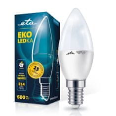 ETA LED žarulja E14, 7 W, neutralna bijela, 4000K, 600 lm, 5 kom